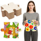 Seenelling 60 Pcs 8x10 Inch Blank Wooden Puzzle Pieces for Crafts DIY Make Your Own Puzzle to Draw on Unfinished Large Jigsaw Cl