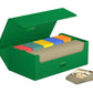 Ultimate Guard Arkhive 800+, Deck Case For 800 Double-Sleeved Tcg Cards, Green, Compatible With Boulders, Magnetic Closure & Microfiber Inner Lining