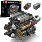 Mould King W16 Engine Building Blocks Set, Combustion Engine Model That Runs, Mini Engine Build Kit For Adults With Battery And Motor, Engineering Construction Stem Toy For Children Boys Girl(952 Pcs)