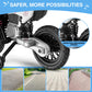 Joystroll S6 12V Kids Motorcycle, 2X25W Ride On Motorbike, Equipped With Wireless Connection, Training Wheels, Self-Control Thro