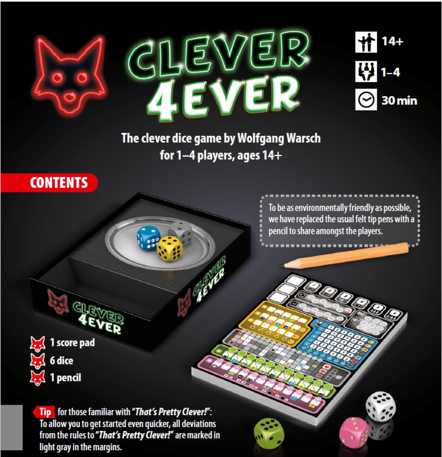 Clever 4Ever By Stronghold Games, Strategy Board Game