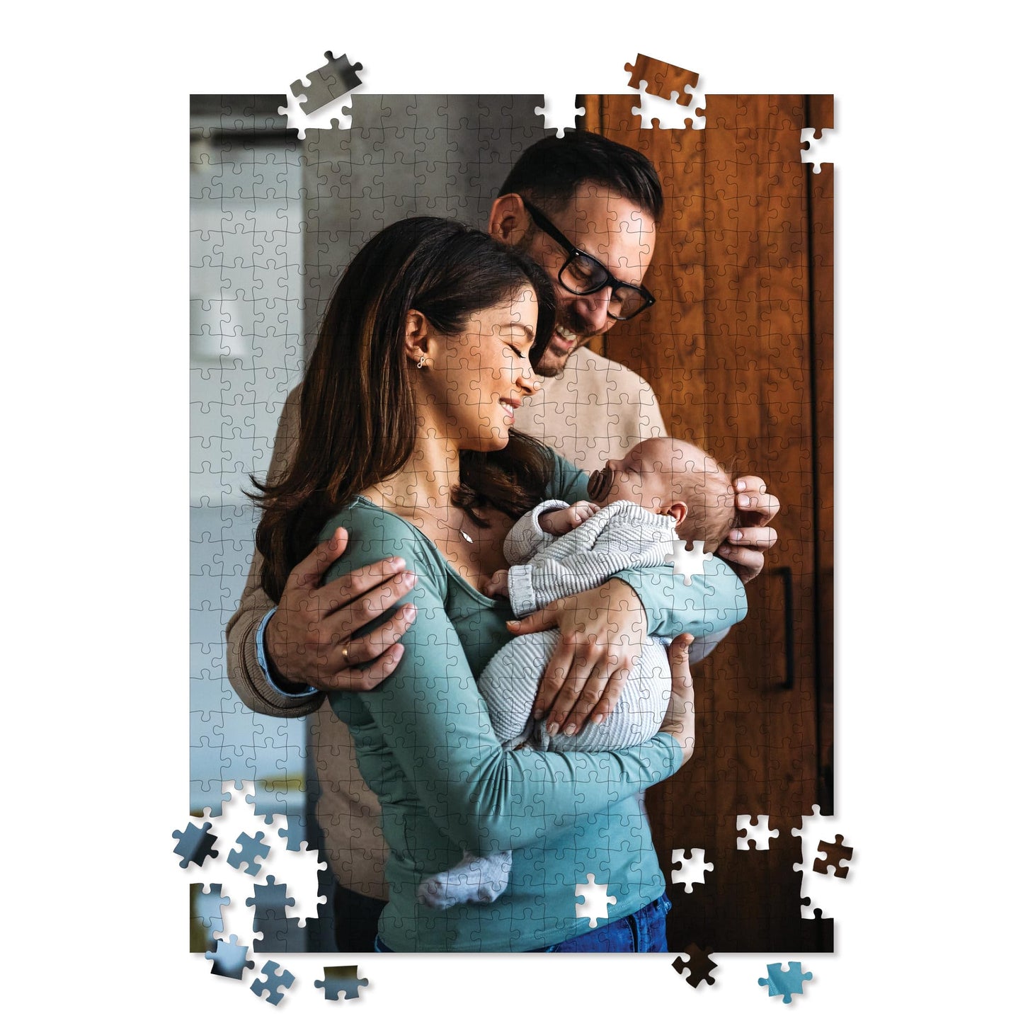 Photo Puzzle, Pet Puzzle, Wedding Puzzle, Family Reunion Puzzle - 500 Piece, Custom Jigsaw Puzzle For Adults (Vertical) - I See Me!