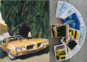 Flonzgift Classic Cars Playing Cards (Poker Deck 54 Cards All Different) Vintage Retro Classic Cars