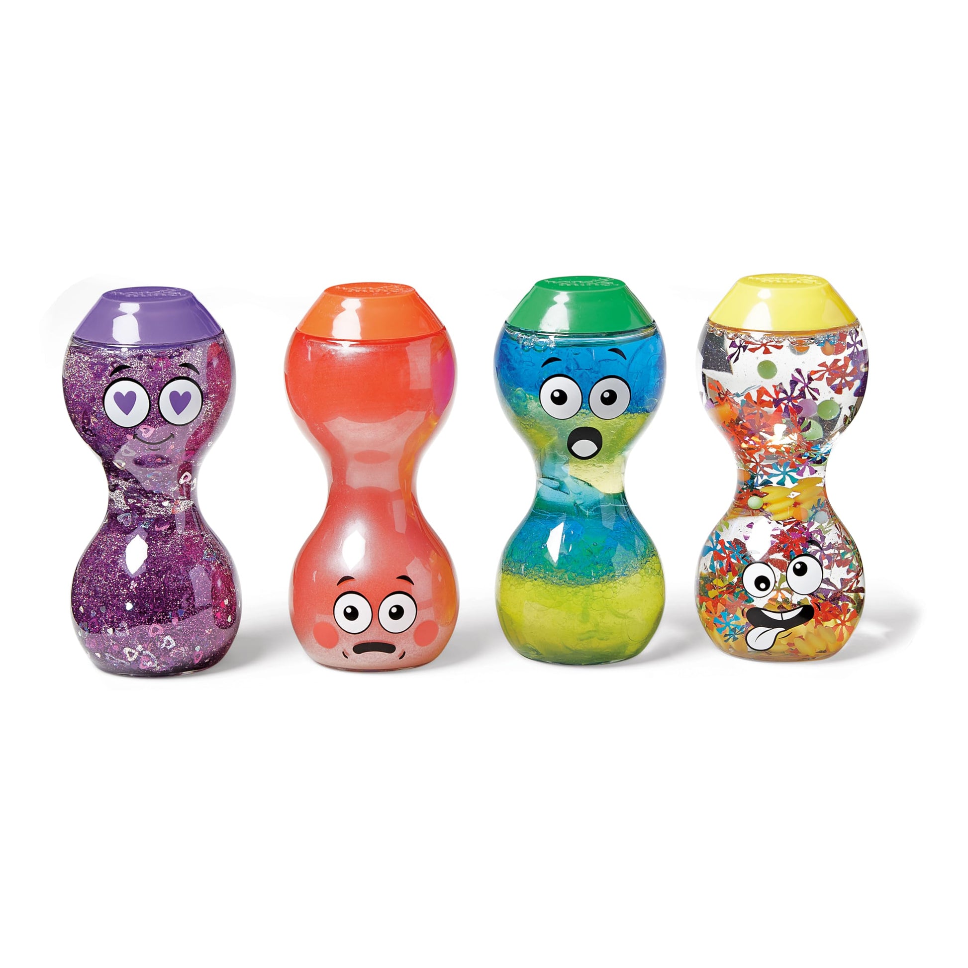 Hand2Mind Express Your Feelings Sensory Bottles- Secondary Emotions 2, Toddler Sensory Toys, Quiet Fidget Toys, Play Therapy Toy