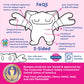 Bumpas Stuffed Animal - Cute Cuddle Pal, Doodles - Weighted Stuffed Animal