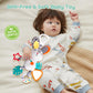 Baby Hanging Toys 0-12 Months - Interactive Stroller & Car Seat Toy with Jingle Sounds, Clinking Rings & Detachable Links | Safe