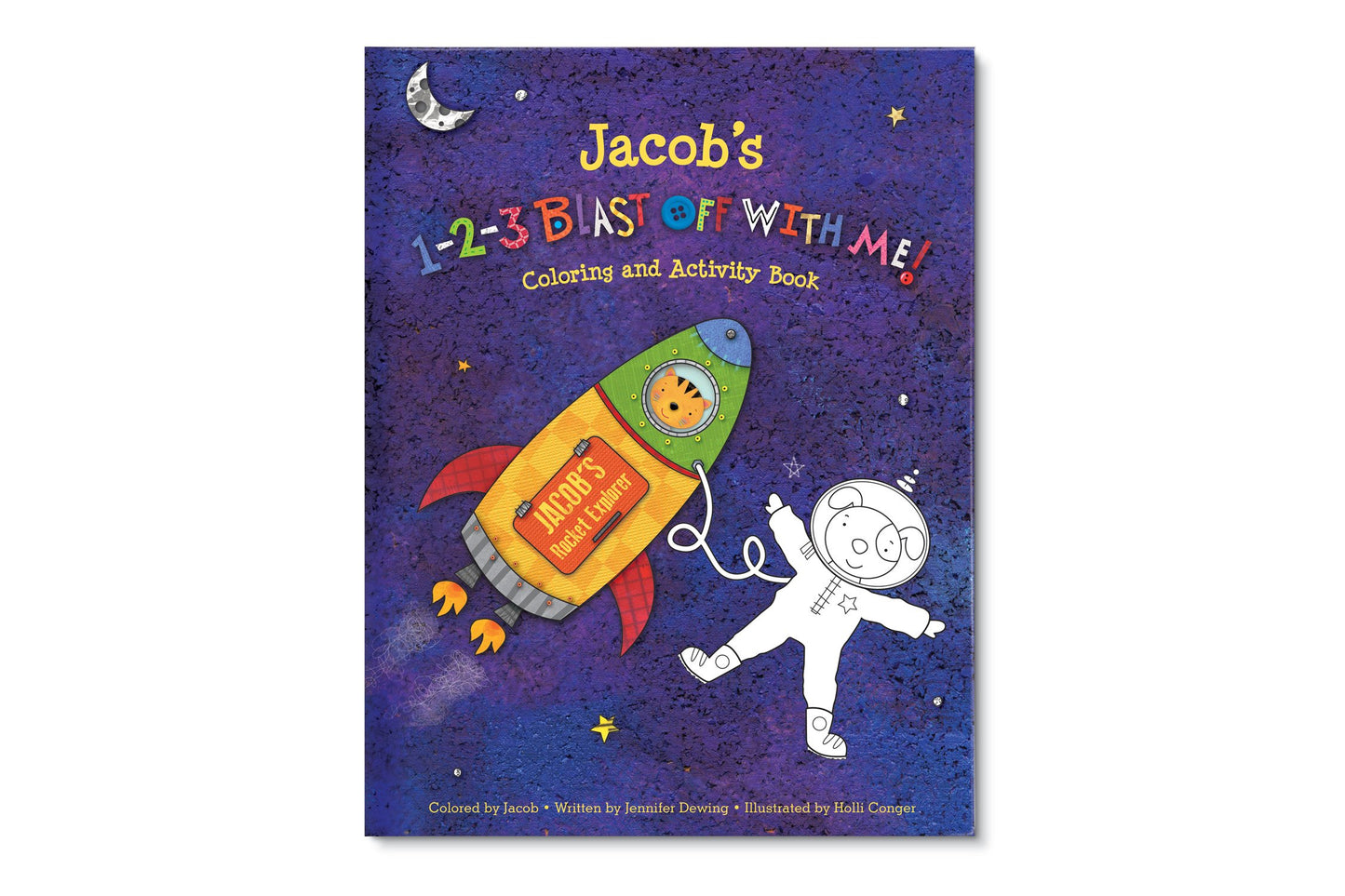 Personalized Coloring & Activity Book For Kids - I See Me! (Outer Space)