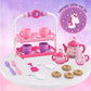 Lil Wizards Unicorn Shake N Sparkle Tea Party Set for Girls Ages 25  Kids Pretend Play Tea Set with Sensory Teapot, Cups, Sa