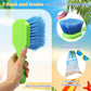 Remerry 2 Pcs Beach Sand Remover Brush with Drawstring Bag, Beach Accessories Scrub Brushes for Cleaning Beach Soft Bristle Brus