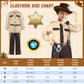 Giftinbox Police Costume For Kids, Sheriff Costume For Boys, Kids Sheriff Cowboy Costume With Accessories Halloween Costumes