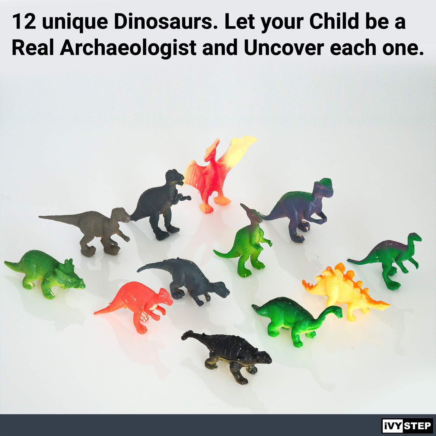 Dinosaur Fossil Dig Kit - Kids Explorer Kit W/ Egg Excavation Tools - Toy Dinosaur Eggs, Chisel Tools, Dinosaur Play Cards, Explorer Flashlight, & Magnifying Glass - Kid Toys, Kids Gift, Party Favors