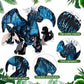 Deekin 7 Pcs Dragon Toy Set 16 Inch Large Dragon Stuffed Animal With 4 Baby Plush And 2 Eggs In Mommy'S Belly Dinosaur Plushies Gifts For Boys Girls Birthday Christmas(Cool Style)