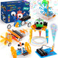 Stem Robotics Kit 6 Set Science Experiments Project Activities For Kids 6-8 8-12 Engineering Building Toy Electronic Motor Robot Craft For Boy 5 6 7 8 9 10 12+ Year Old Girl Gift Summer Outdoor Toy