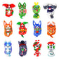 Dogs vs Squirls Christmas Mystery 12-Pack | Plush Bean-Filled Toys | Pink | Advent Calendar Surprise Bags