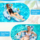 Pool Floats Adults Heavy Duty Pool Float Lounger & Chiar 2 In 1 Convertible Chair Floatable With Cup Holder Inflatable Pool Floa