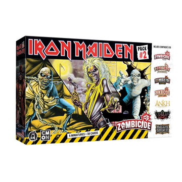 Zombicide Iron Maiden Character Pack #2 - Eddie Miniatures And Game Enhancements! Cooperative Strategy Board Game, Ages 14+, 1-6