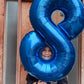 13 Balloon Number, Metallic Blue Number 13Th 31Th Birthday Balloons 40 Inch, 13 Or 31 Years Old Metallic Blue Birthday Decoratio