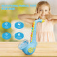 Contixo KT1 Toy Saxophone - Saxaboom, Trumpet, Clarinet with Light & Sound, Early Education Musical Instruments for Toddlers, Bl