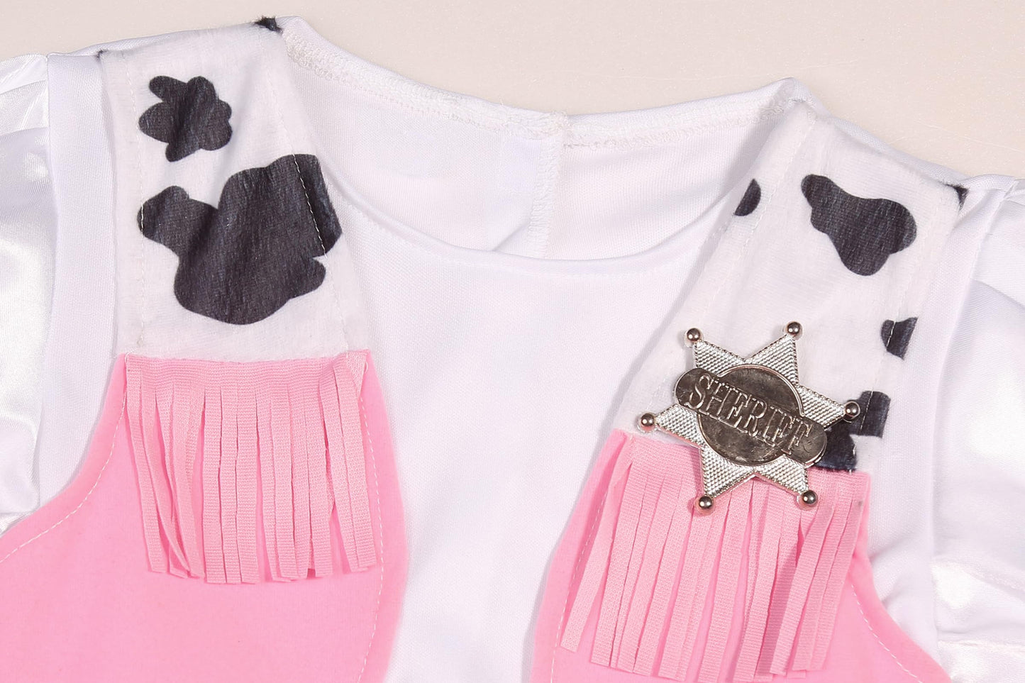 Gomukot Direct Cowgirl Costume For Girls Halloween Western Rodeo Dress Up Outfit Role Play Party For Kids 3-10 Years (5-6 Years)