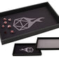Forged Dice Co. Dice Tray 14 - Double Sided and Removable Neoprene Rolling Dice Mat - for Any Dice or Board Game, Tabletop RPGs 