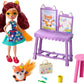 Enchantimals Art Studio Playset with Felicity Fox Doll and Flick Fox, 6-inch Small Doll, with Easel, Stool and Smaller Art and P