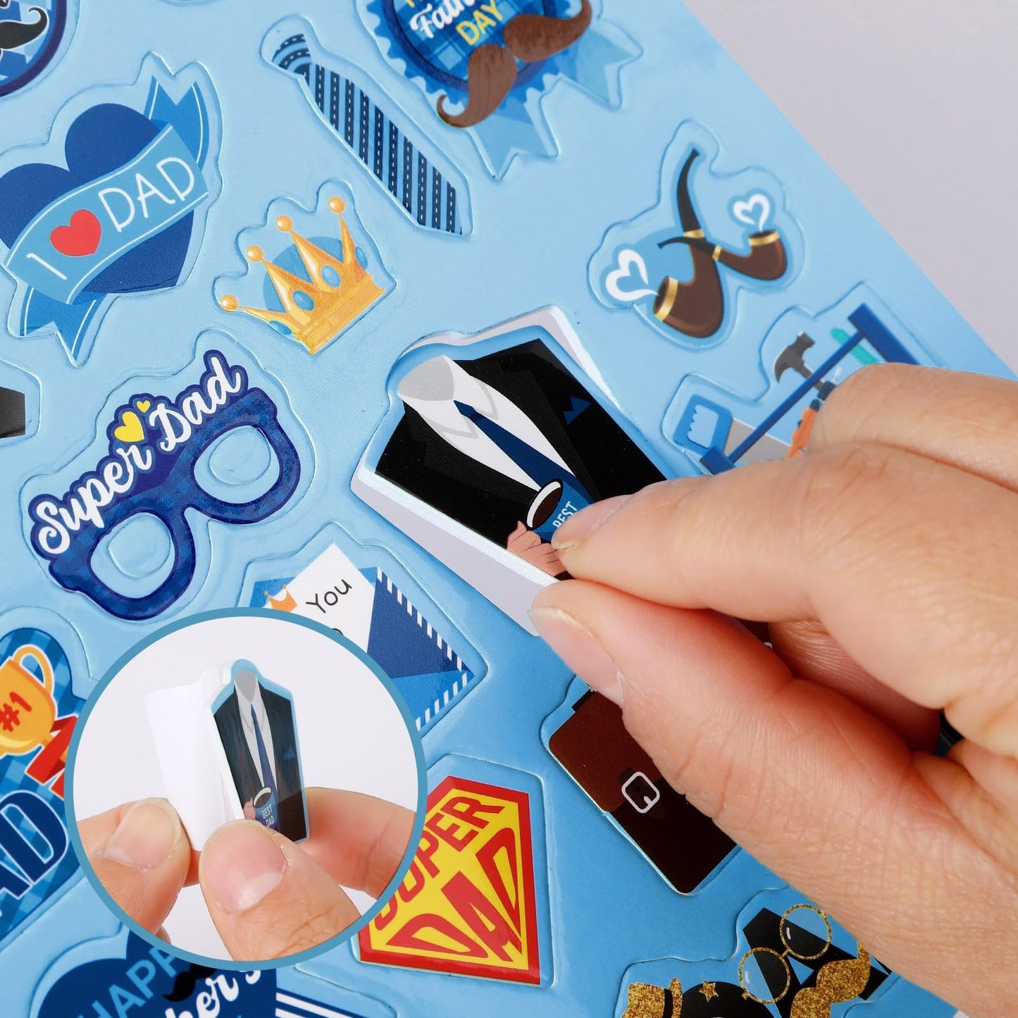 JULBEAR 300 Pieces Travel Camping Foam Stickers Bulk Self-Adhesive Cartoon Camping Stickers for Arts Crafts Travel Camping Party