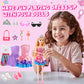RC Cars, Remote Control Car with Doll and Sticker for Girls,2.4GHz Rechargeable RC Car Birthday Gift for 3 4 5 6 7 8 9 10 Year O