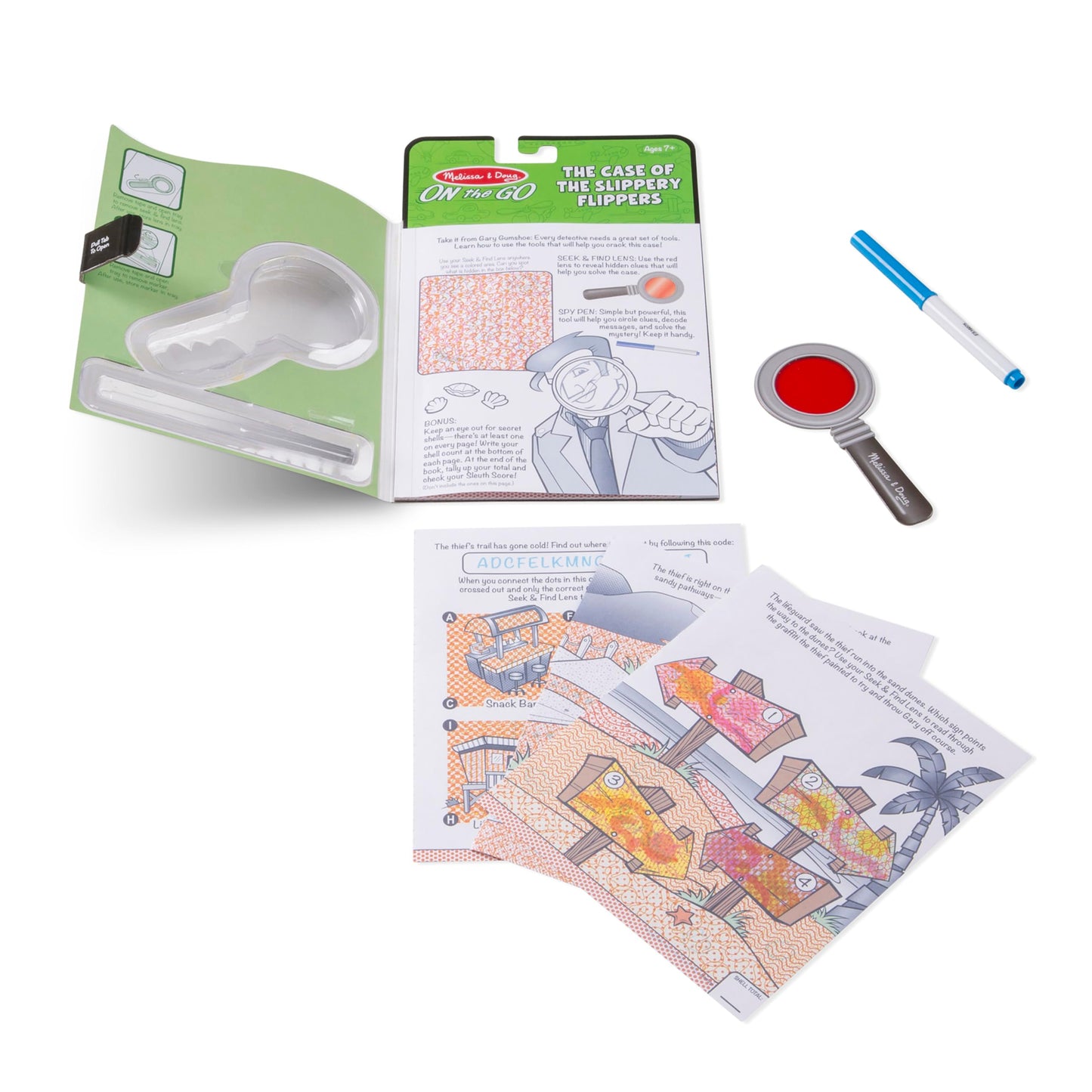 Melissa & Doug On The Go Secret Decoder Activity Book - Multicolor, One Size, Model 5536, Perfect for Creative Kids