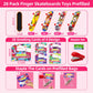28 Pack Prefilled Valentines Cards For Kids Finger Skateboards Classroom Exchange Gifts For Student, Valentines Finger Sports Fo