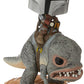 Funko Pop! Deluxe The Mandalorian on Blurrg - Vinyl Figure, Standard Size, Multicolour, Model 45547