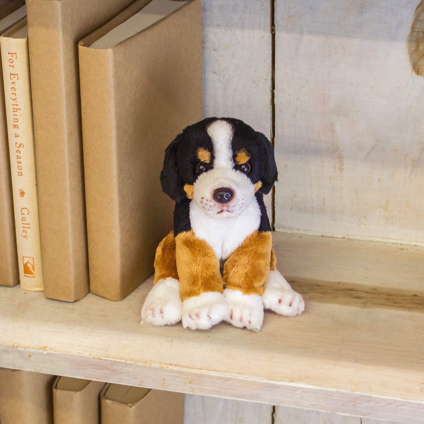 Demdaco Bernese Mountain Dog Children'S Plush Beanbag Stuffed Animal Toy