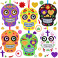 Fennoral 12 Pack Day Of The Dead Craft Kits For Kids Make You Own Skull Foam Stickers Ornament Diy Arts And Crafts For Girls Boy