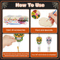 Fennoral 9 Pack Skull Wind Chime Kit For Kids Make You Own Day Of The Dead Wind Chime Hanging Ornaments Diy Coloring Wooden Hall