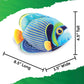 Real Planet Sea Life Plush - Soft Stuffed Animal Gift For Kids All Ages, Sea Ocean Fishing Plushie, Fun Christmas Birthday Gifts (Emperor Angel Fish, 8.5') (8.5' Long)