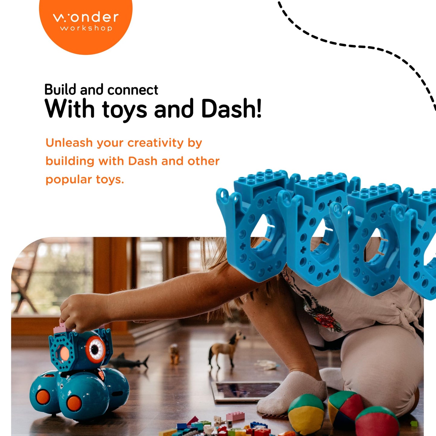 Wonder Workshop Build Brick Extensions For Dash And Dot Robots Small