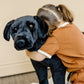 Melissa & Doug Giant Black Lab Stuffed Animal, 77.47 cm, Soft Polyester, Lifelike Design, Multi-color, Model 2117