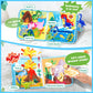 Joycat Toddler Dinosaur Busy Book, Busy Board For 2 3 4 5Year Old -Travel Toy Quiet Activity Book, Life Skills & Fun Games - Autism Sensory Toy, Toddler Easter Basket Stuffers Gifts