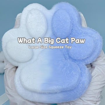 Big Cat Paw Squishy 5.5 Inch Large Size Squishies Squeeze Toys Pinch Family Squishy Cute Soft Silicone Giant Cats Paw Tangcii Fidget Stress Relief Sensory Toys