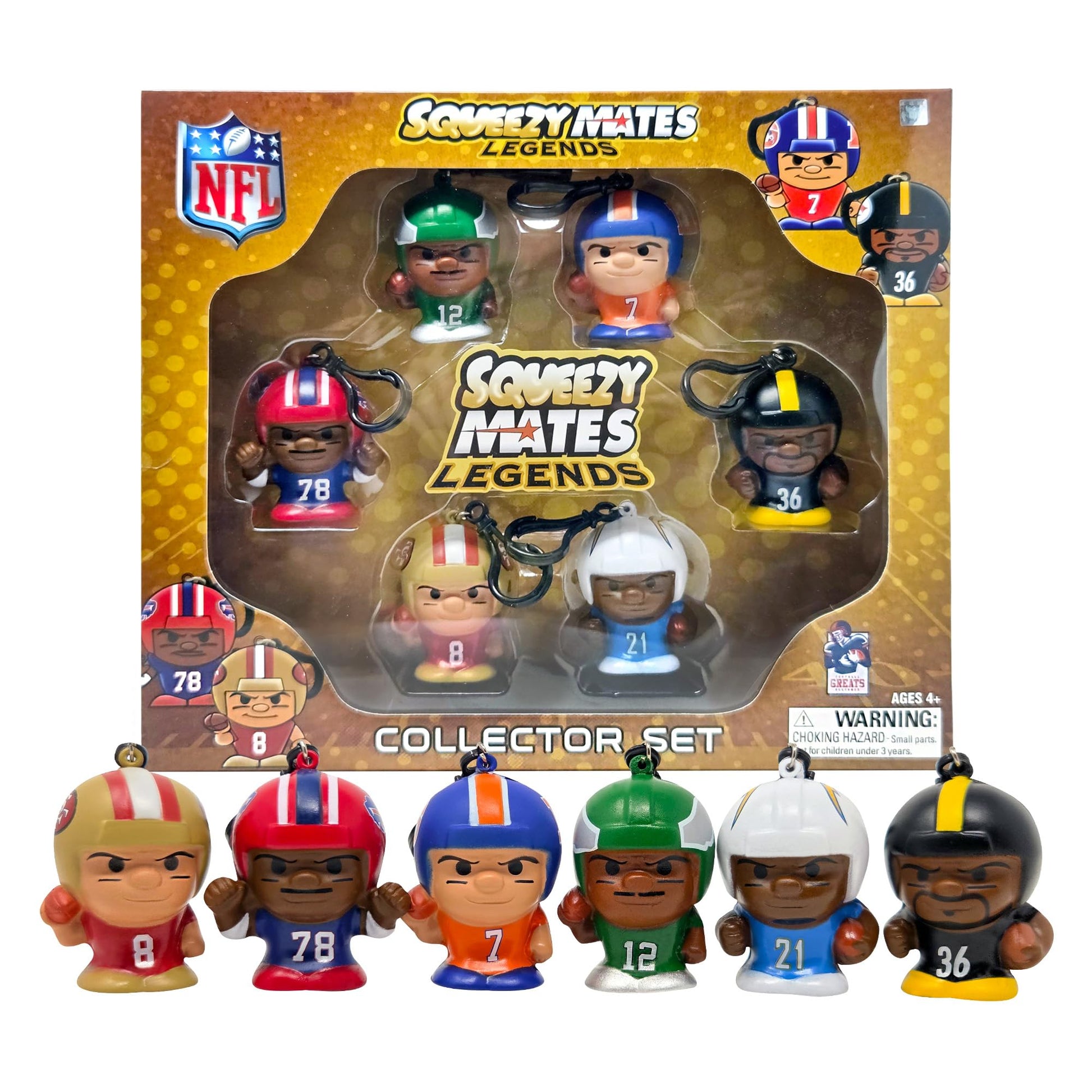 Party Animal NFL Legends SqueezyMates Series 3 Gift Set