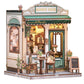 Endless Limit Book Nook Kit  DIY Miniature House Kits for mature-themed and Teens  Dollhouse Tiny Booknook Garden House Bookshelf  DIY Craft Gifts for Family and Friends(Sunny Cafe)