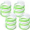 Sherr 4 Pack Butterfly Habitat Cage Clear Mesh Mini Butterfly Net Habitat Container, Terrarium Pop up(5.5 x 7.1 Inch)