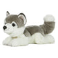 Aurora® Realistic Miyoni® Husky Stuffed Animal - Lifelike Detail - Cherished Companionship - Gray 11 Inches