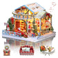 GuDoQi DIY Miniature Dollhouse Kit  Tiny House kit with Music  Miniature House Kit 1:24 Scale  Great Handmade Crafts Gift for Birthday  Christmas Night