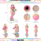 DolliBu Rainbow Seahorse Stuffed Animal - Super Soft Stuffed Animals for Girls and Boys  Adorable Stuffed Sea Creatures for Kids and Cute Sea Animals Cuddle Stuffed Animals for mature-themeds - 15 Inches