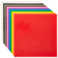 Strictly Briks Classic Stackable Baseplates  for Building Bricks  Bases for Tables  Mats  and More  100% Compatible with All Major Brands  Rainbow