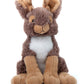 The Petting Zoo Jackalope Plush Toy, 12 inches, Brown, Model 419043, Perfect Gift for Kids