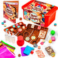 GirlZone Little Choco Delights Maker Kit, Chocolate Making Set for Kids with Candy Bar Molds, Lolly Sticks & Wrappers, Fun Creat