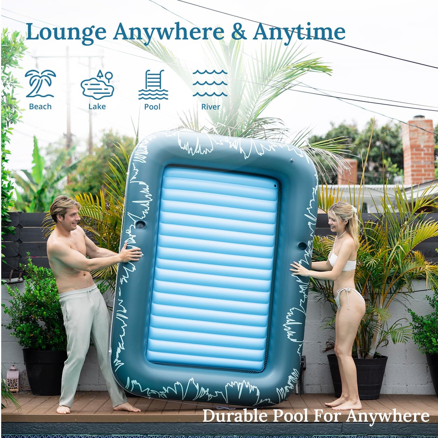 Sunrio Blue Double Tanning Pool V2