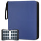9 Pockets Trading Card Binder  HYMENEX 900 Pockets Baseball Card Binder with Sleeves and Zipper for Game Sports Cards and Kids Organized (Dark Blue)