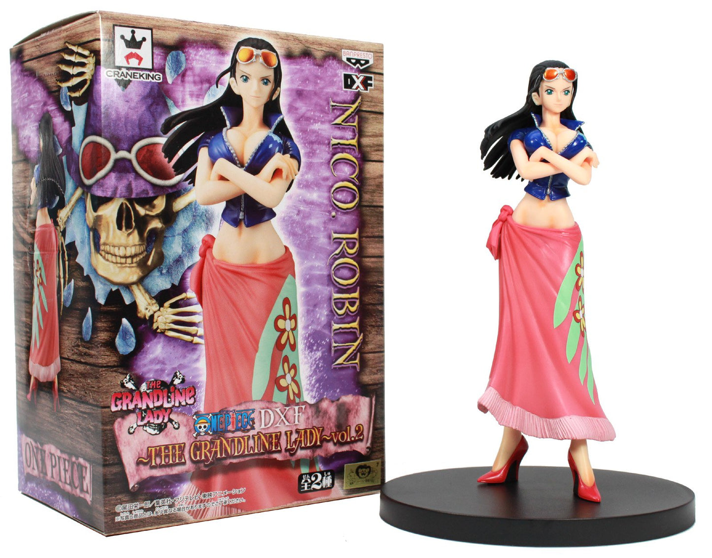 Banpresto Nico Robin 48163 One Piece DXF The Grandline Lady Volume 2 Banpresto 6.5'' Action Figure